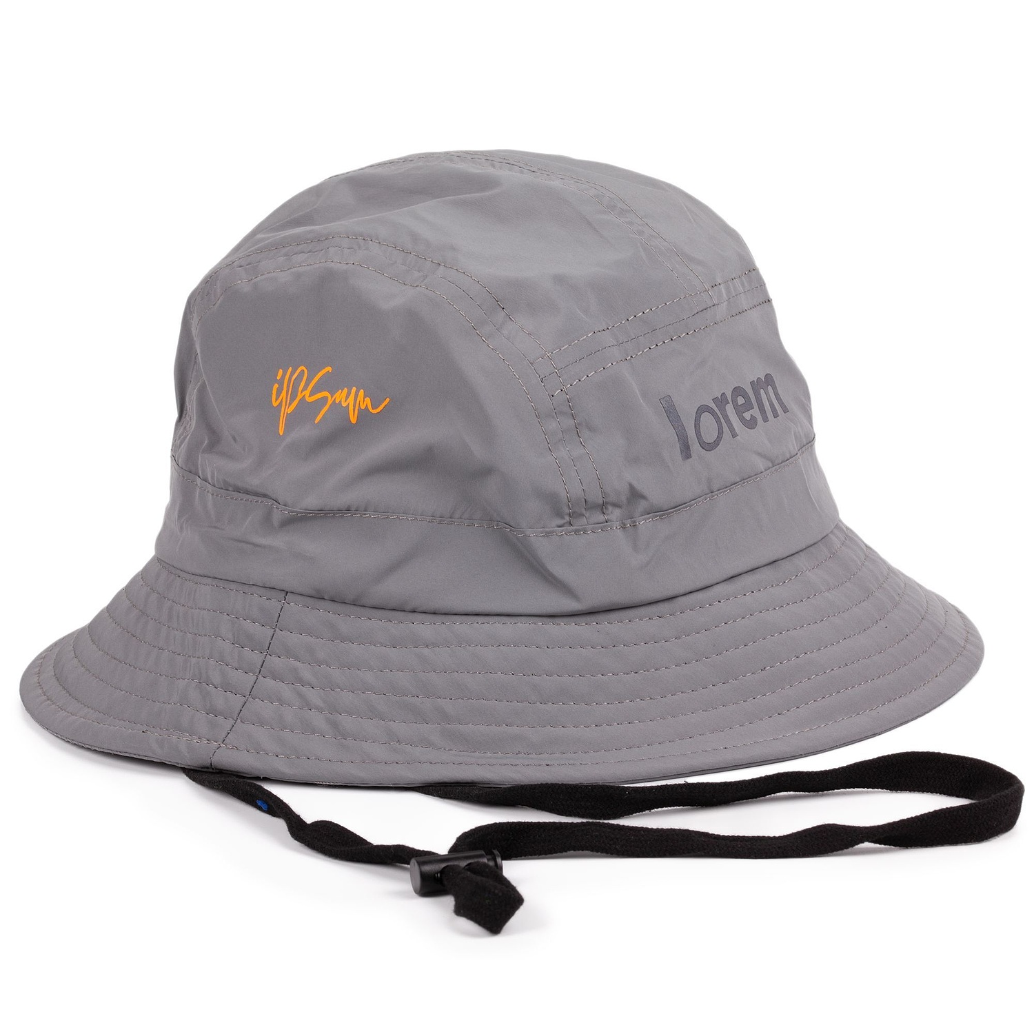 Панама Ben Mac, серая с логотипом