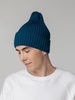 Шапка Yong, темно-синяя (морская волна) с логотипом
