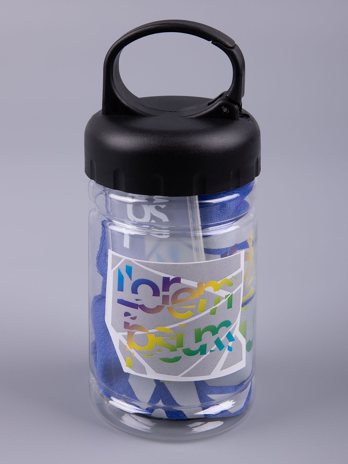 Охлаждающее полотенце Frio Mio в бутылке, синее