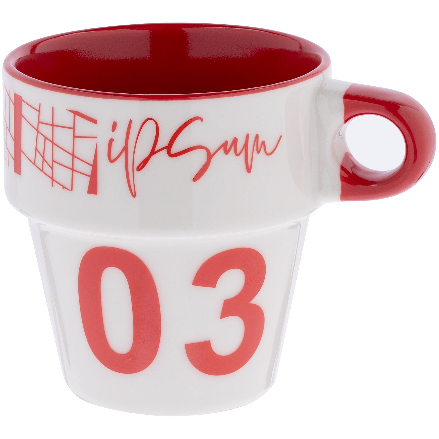 Кружка Inset, черная с логотипом