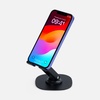 Подставка для смартфона Smartic Light, черная с логотипом