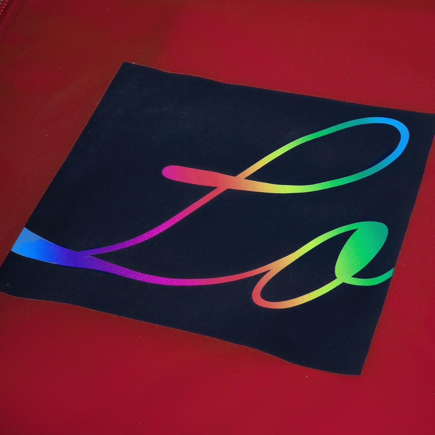 Ветровка из нейлона Surf 210, красная с логотипом