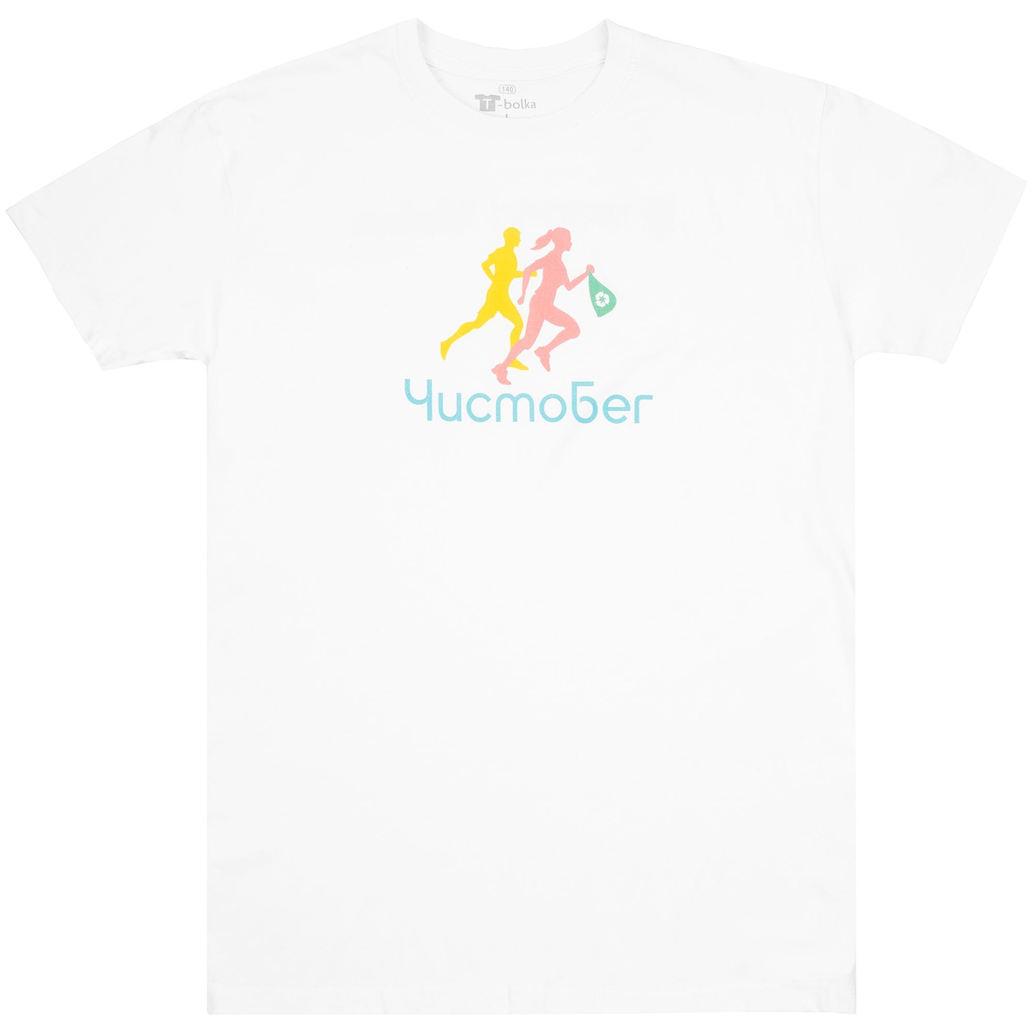 Футболка унисекс T-Bolka 160, белая