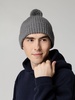 Шапка Nordvik, серый меланж с логотипом