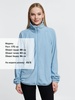 Куртка флисовая унисекс Fliska, голубая, размер XL/XXL