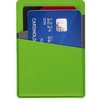 Картхолдер Dual, серо-зеленый с логотипом