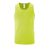Майка мужская Sporty TT Men, зеленое яблоко с логотипом