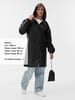 Дождевик Rainman Zip, черный с логотипом