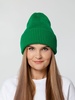 Шапка Flette, зеленая с логотипом