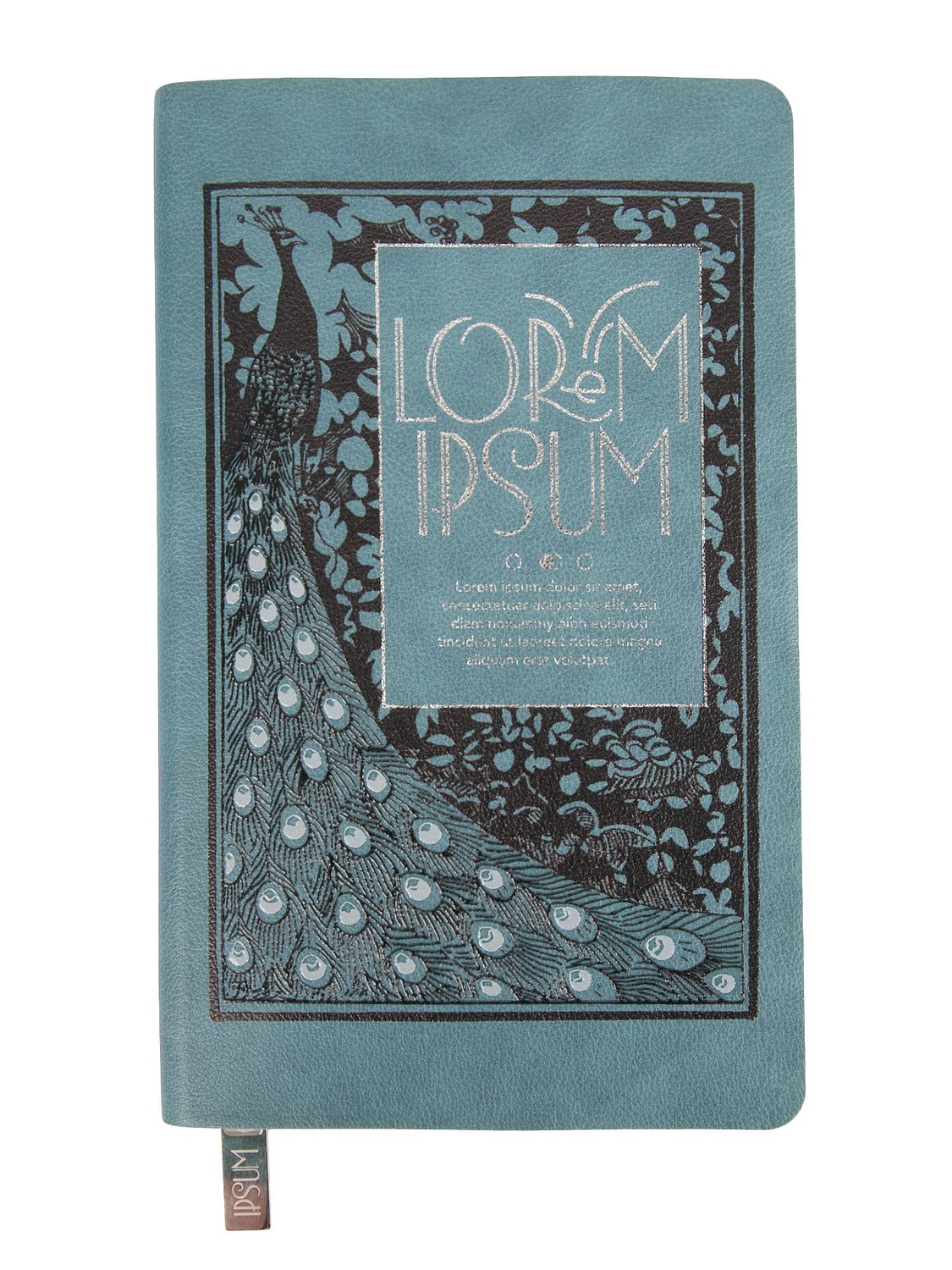 Ежедневник Petrus, недатированный, голубой с логотипом