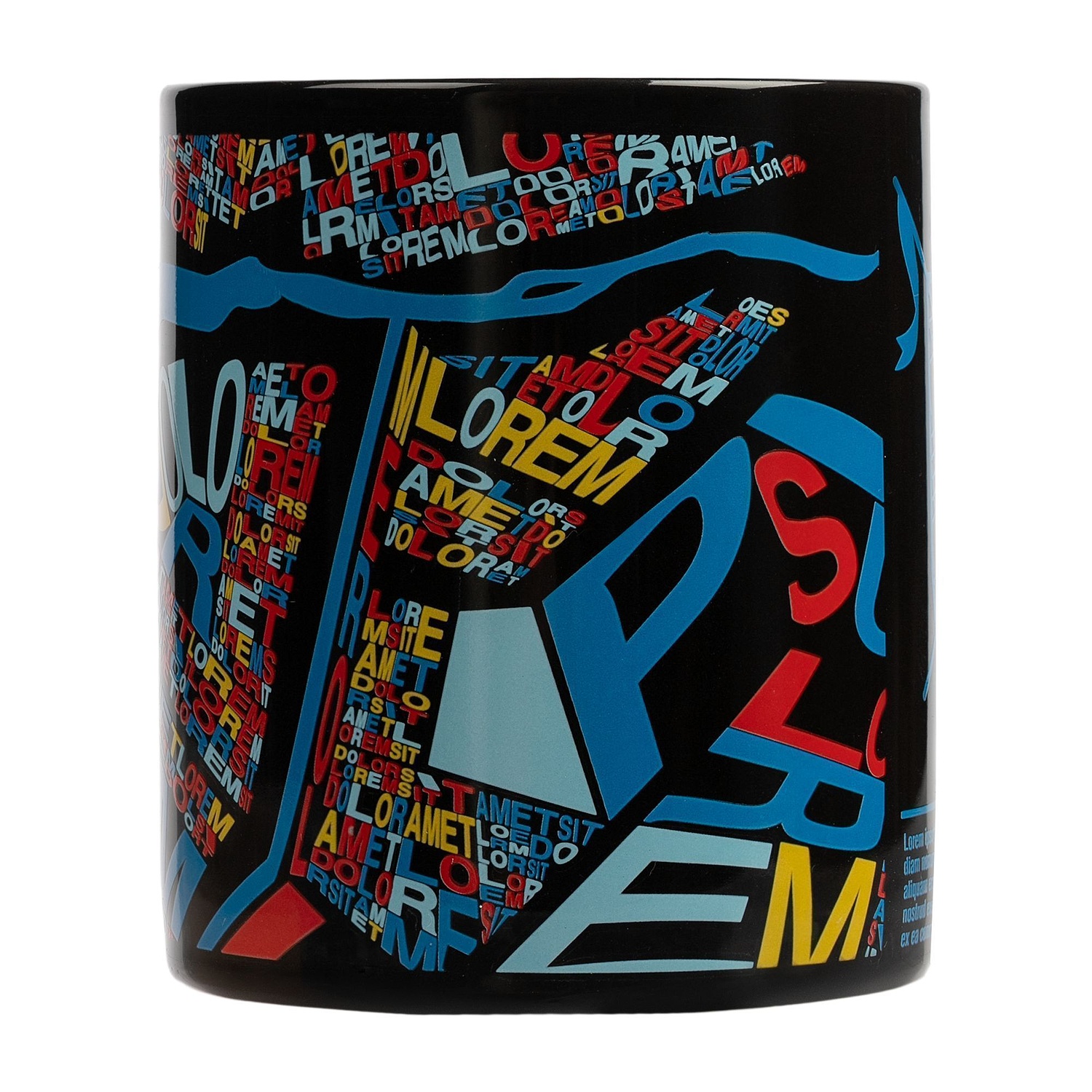 Кружка Promo, черная с логотипом