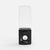 Bluetooth-колонка с поющим фонтаном Fuente, черная с логотипом
