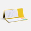 Календарь настольный Grade, желтый с логотипом