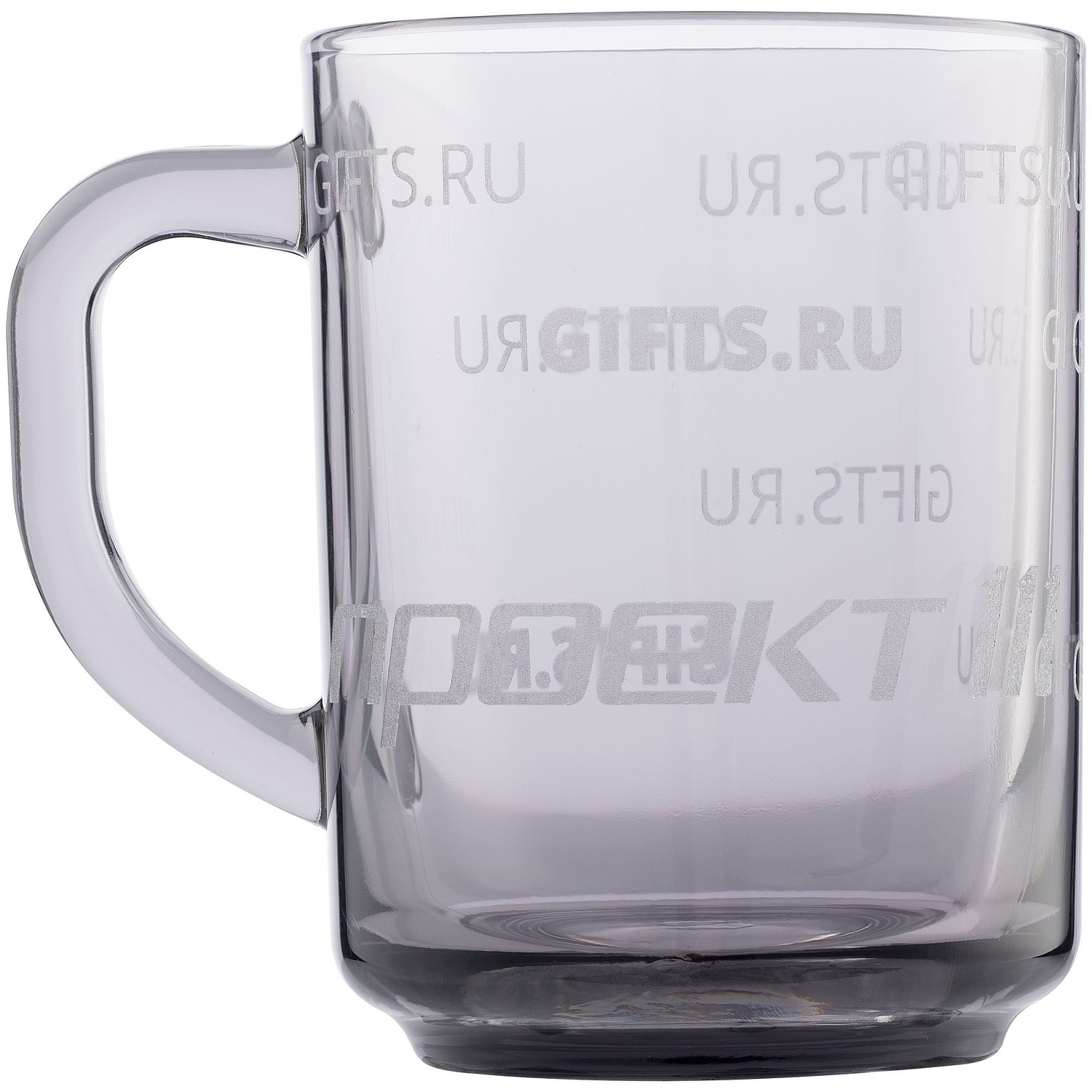 Кружка Gray, малая, серая с логотипом