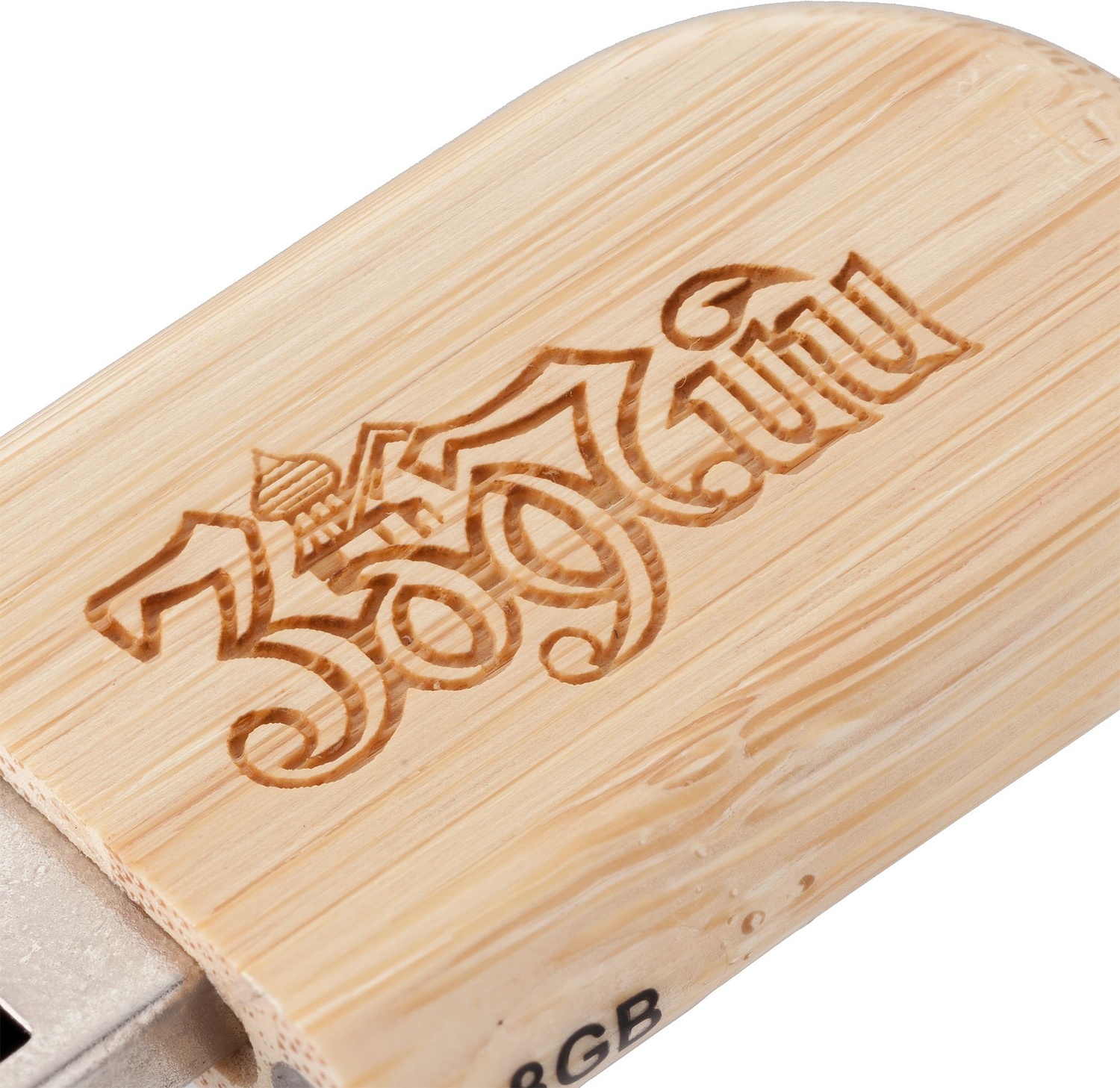 Флешка Bamboo, 8 Гб с логотипом