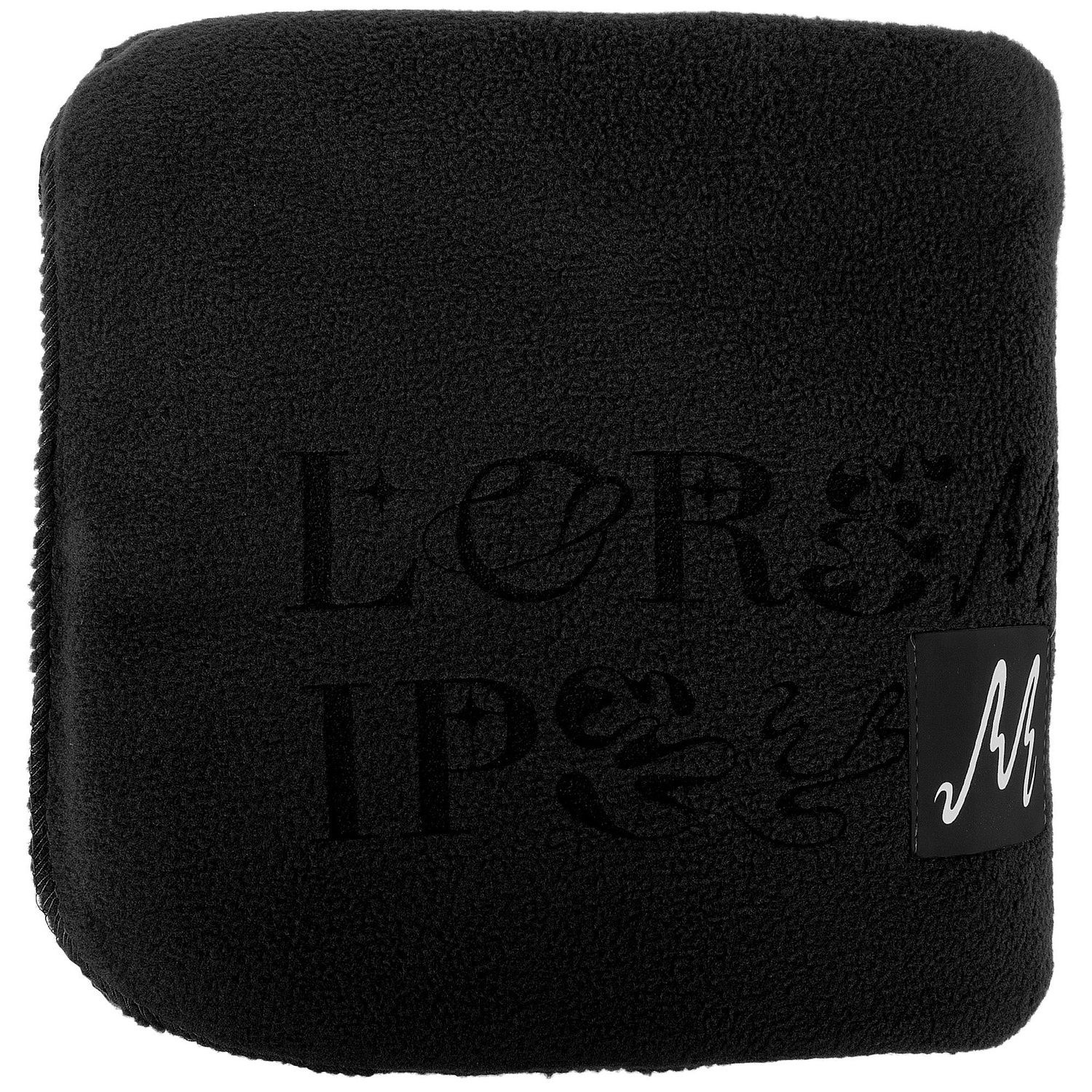 Флисовый плед Warm&Peace, черный