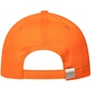 Бейсболка Spiker, оранжевая с белым с логотипом
