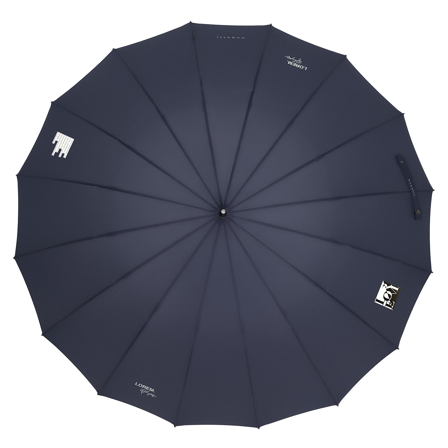 Зонт-трость Big Boss, темно-синий