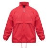 Ветровка "Немного ветреная", красная с логотипом
