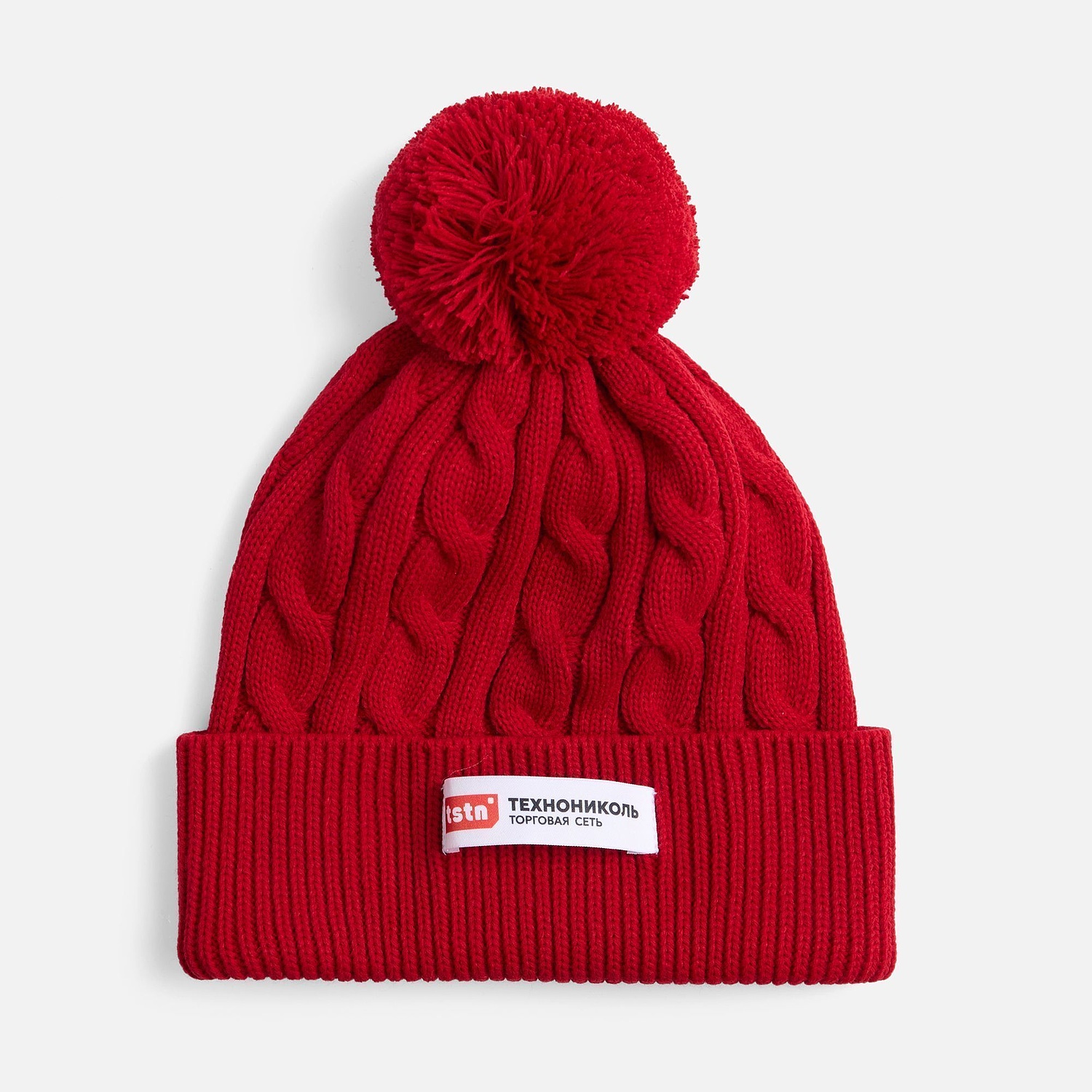 Шапка Heat Trick, красная с логотипом