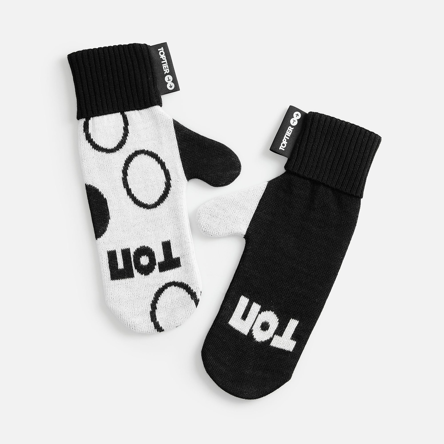 Варежки на заказ Mani, полушерсть с логотипом