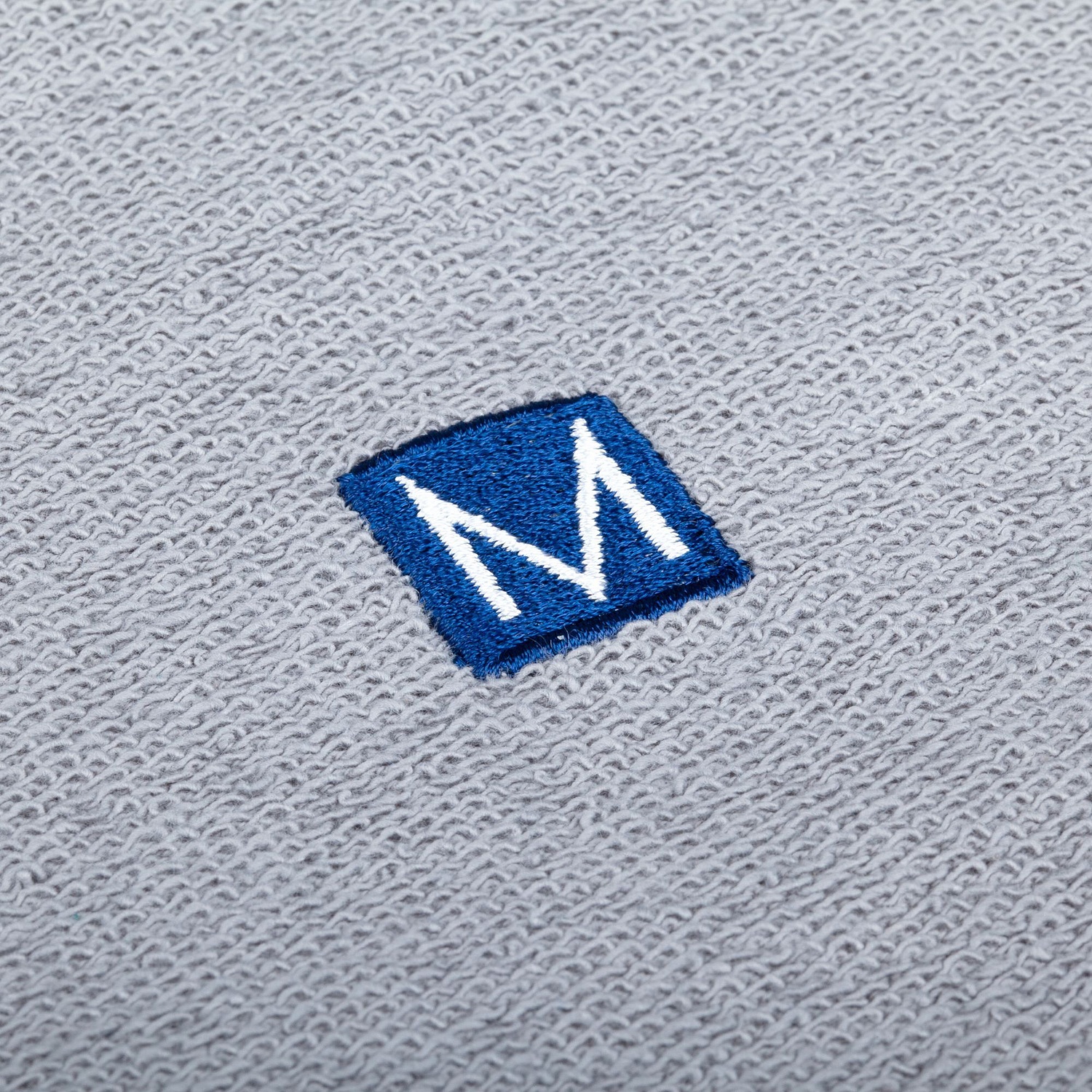 Свитшот оверсайз унисекс Vozduh, светло-серый с логотипом