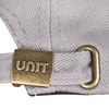 Бейсболка Unit Trendy, серая с черным с логотипом