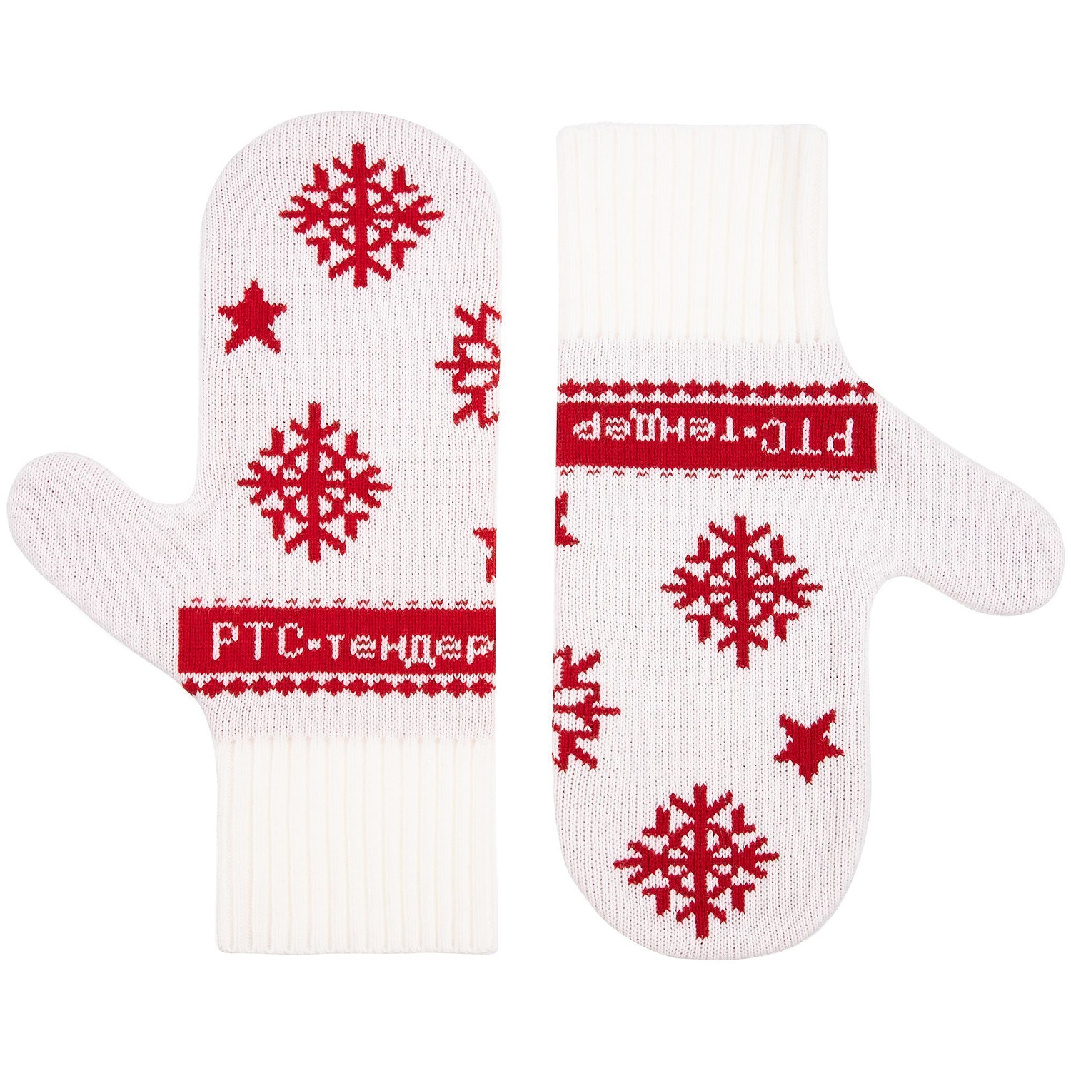 Варежки на заказ Mani, акрил с логотипом