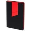 Ежедневник Bookmark, недатированный, черный с красным с логотипом