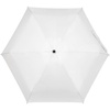 Складной зонт Cameo, механический, белый с белой ручкой с логотипом