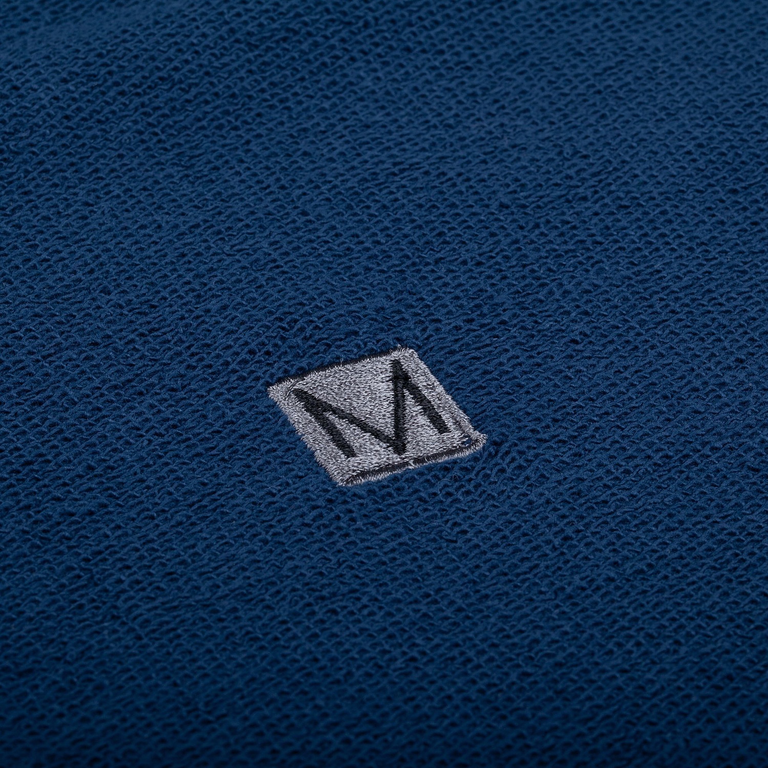 Свитшот оверсайз унисекс Vozduh, темно-синий с логотипом