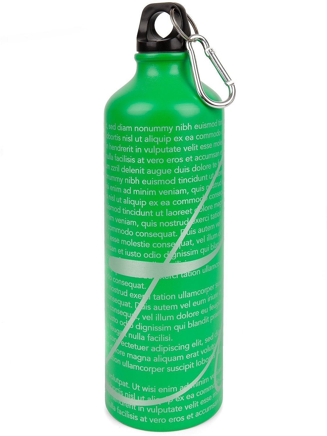 Бутылка для воды Funrun 750, зеленая с логотипом
