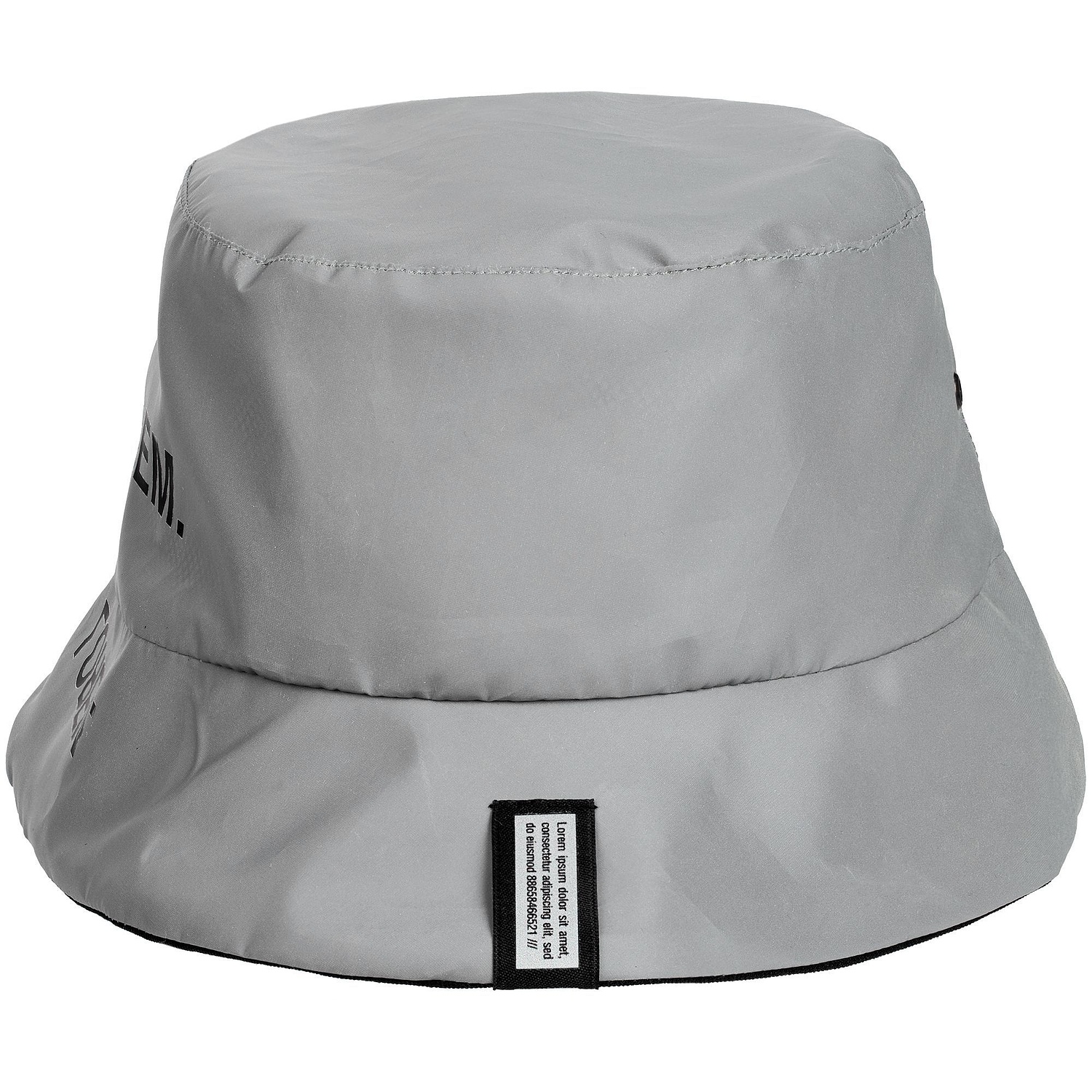 Панама Manifest из светоотражающей ткани, серая