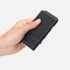 Подставка для смартфона с беспроводной зарядкой Kickstand, серая с логотипом