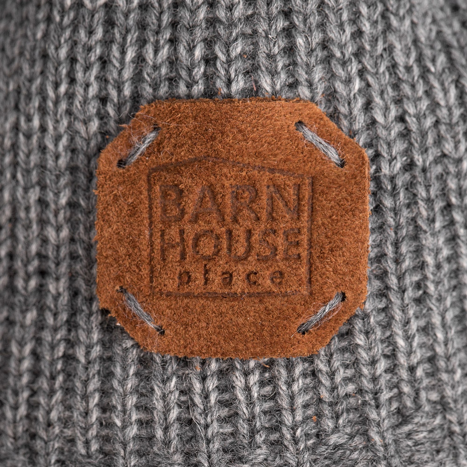 Лейбл кожаный Beta Kikar, M, горчичный с логотипом