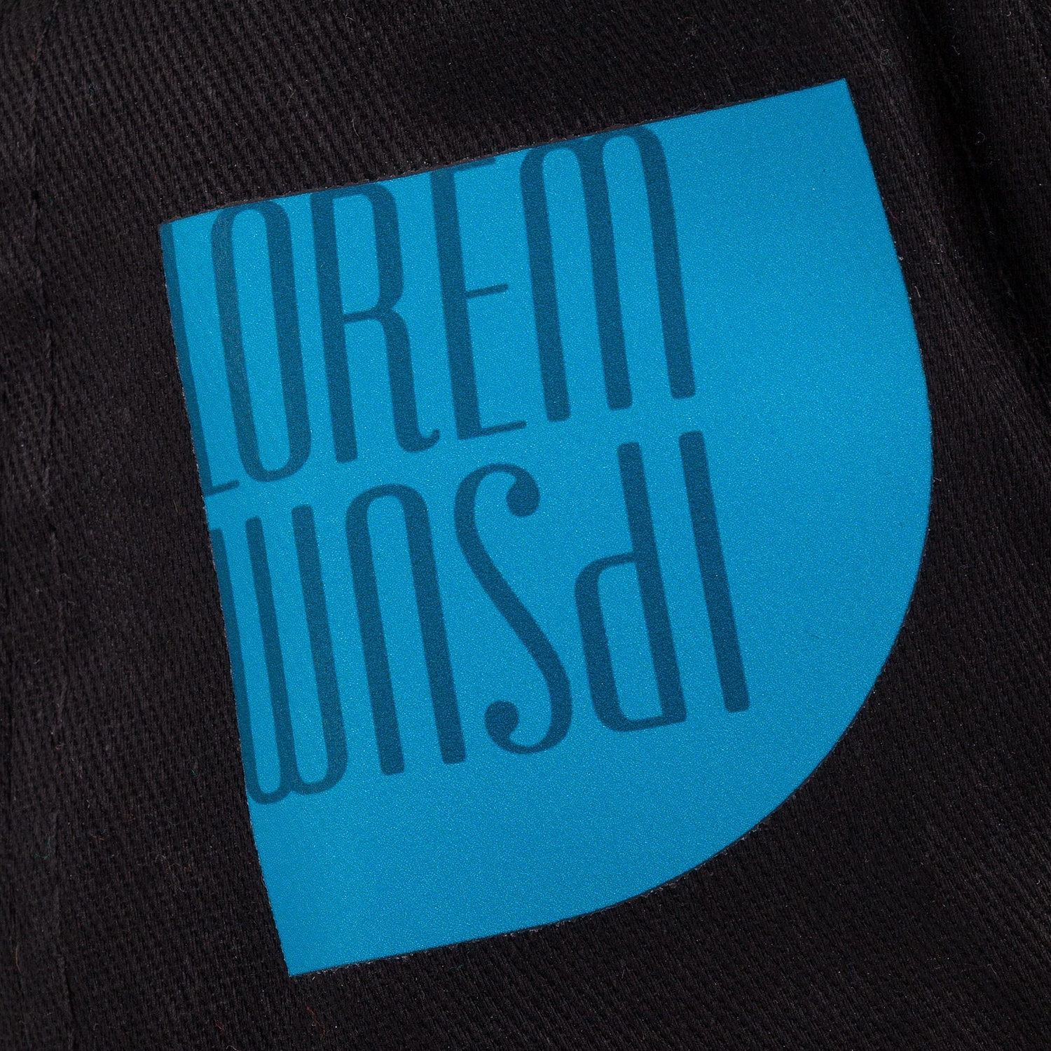 Бейсболка Apollo, черная с логотипом