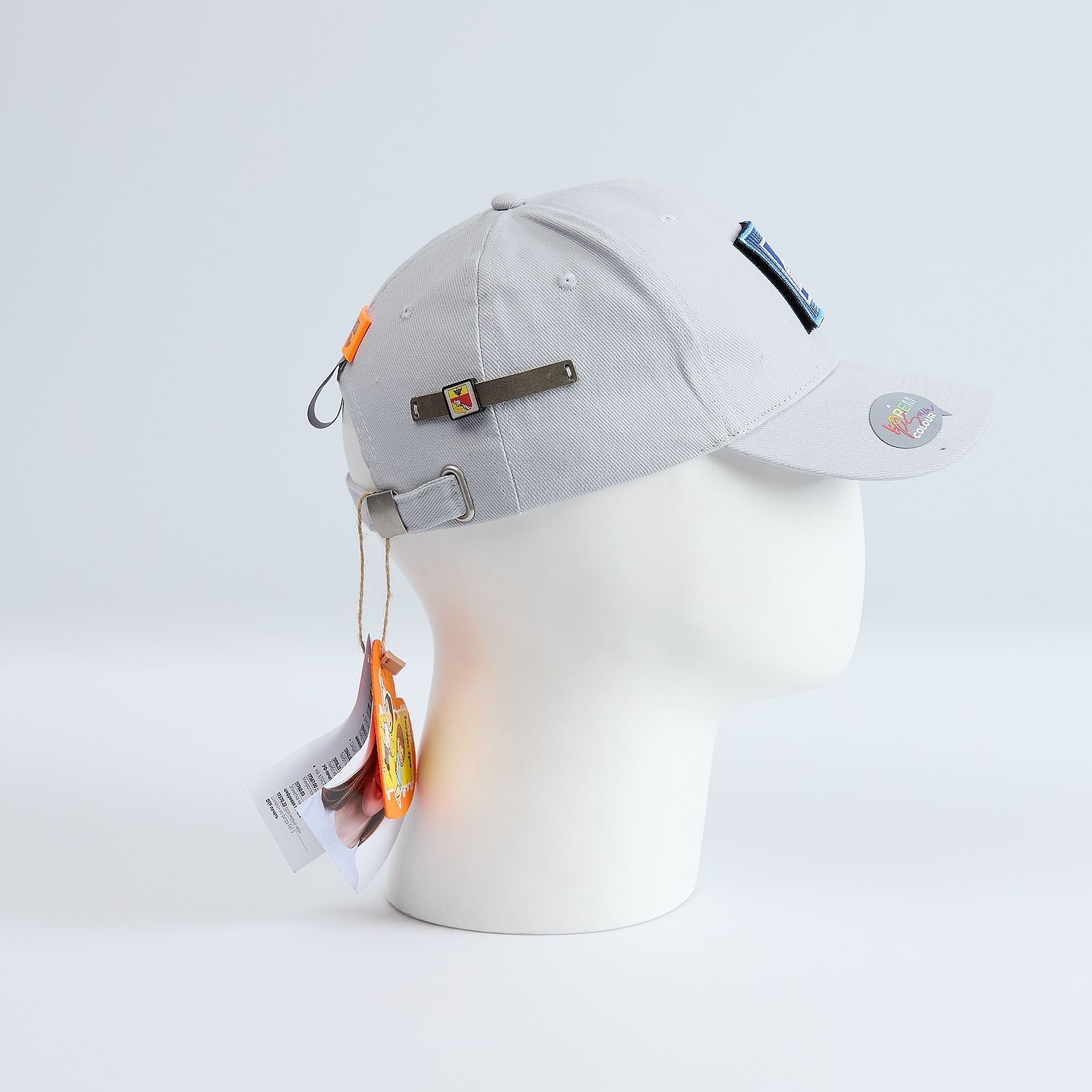 Бейсболка Long Beach, темно-фиолетовая с логотипом