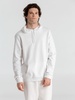 Толстовка с капюшоном унисекс Hoodie, белая с логотипом