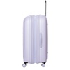 Чемодан Logoduck L, сиреневый с логотипом