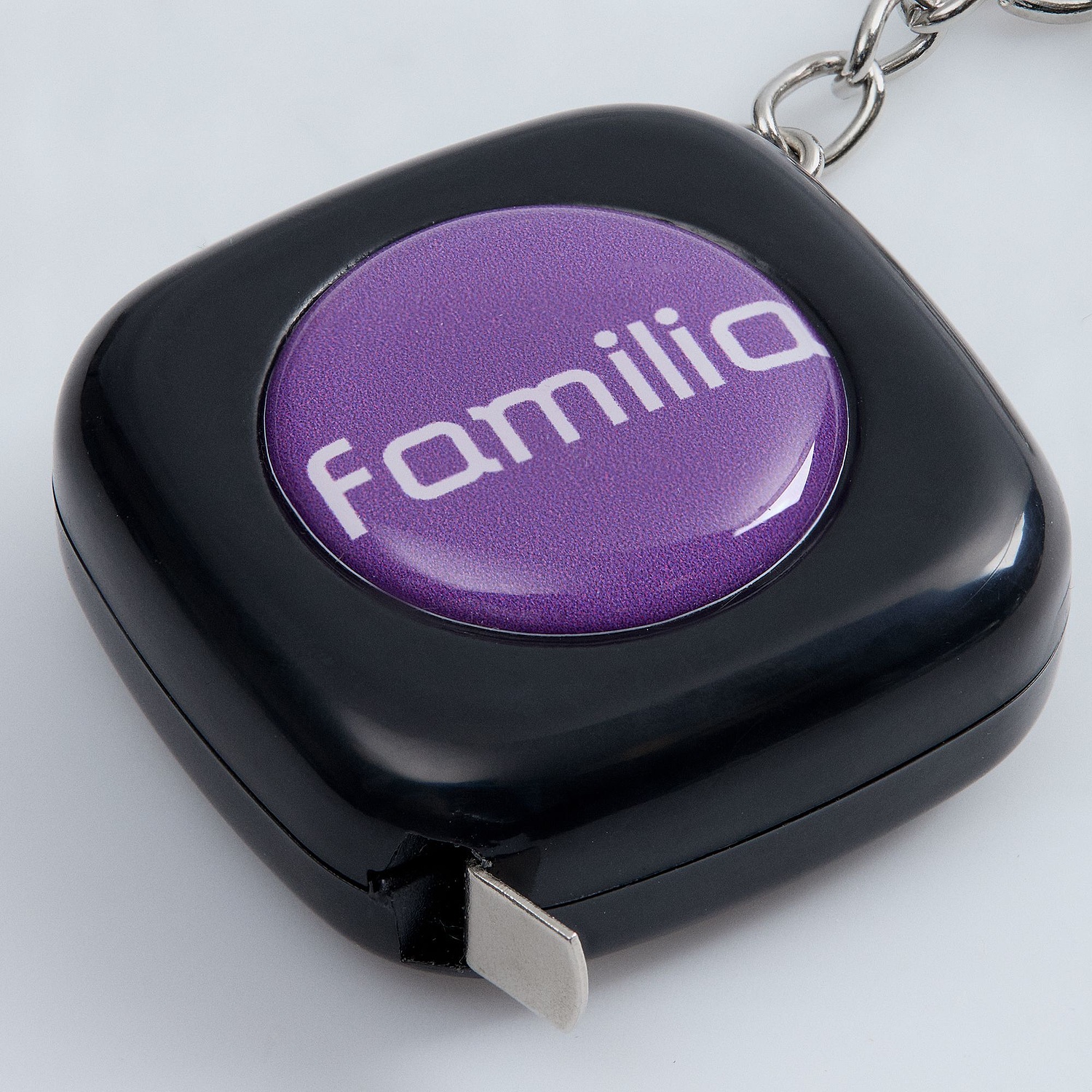 Брелок с рулеткой Metric, черный