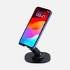 Подставка для смартфона Smartic Light, черная с логотипом