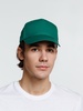 Бейсболка Promo, темно-зеленая с логотипом