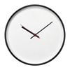 Часы настенные ChronoTop, черные с логотипом