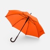 Зонт-трость Standard, оранжевый неон с логотипом