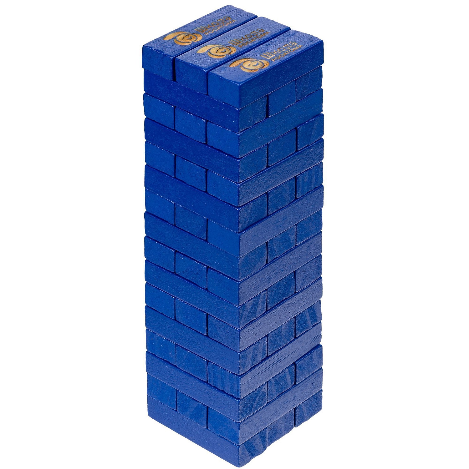 Игра «Деревянная башня мини», синяя