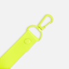 Застежка-карабин Snap Hook, M, желтый неон с логотипом