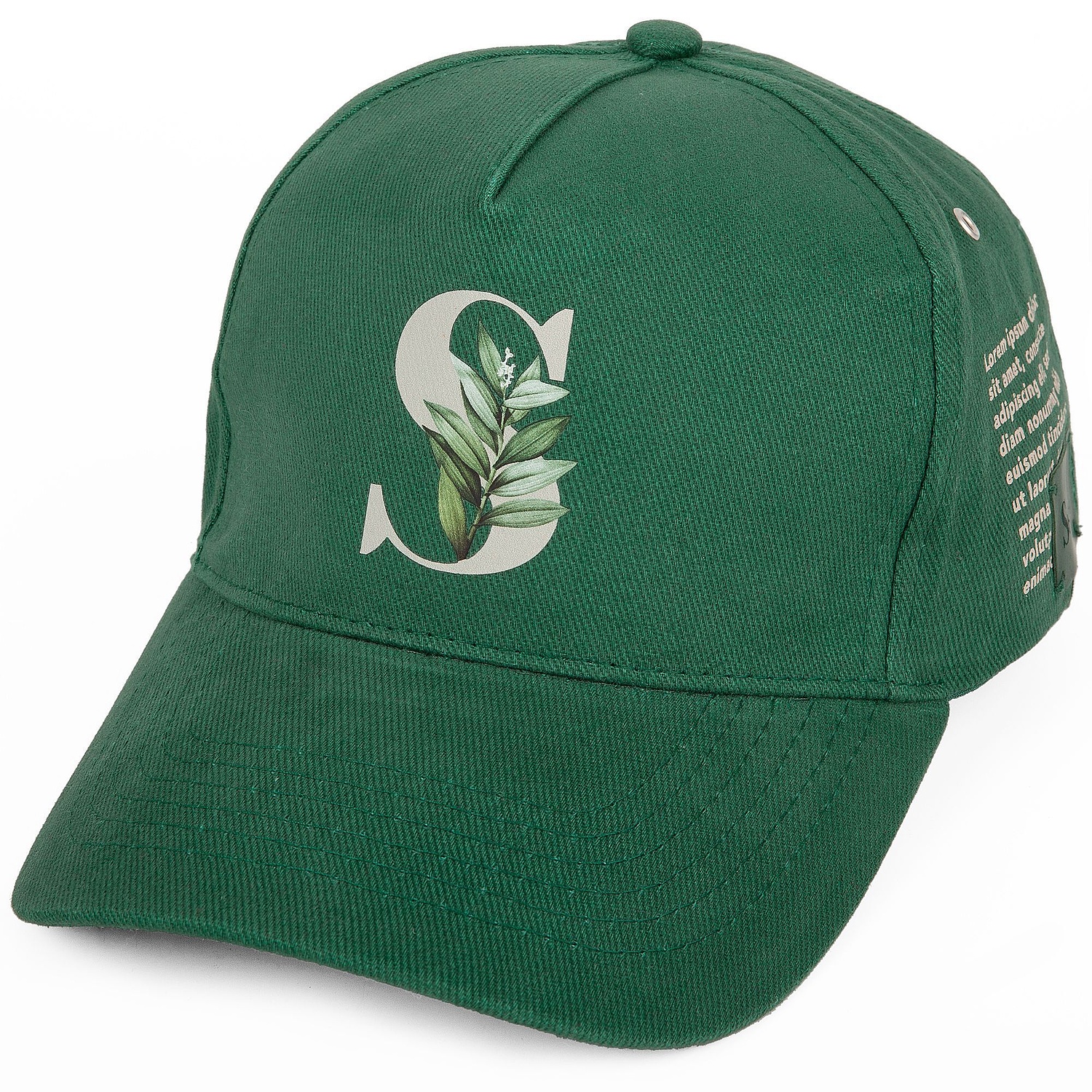 Бейсболка Standard, темно-зеленая с логотипом