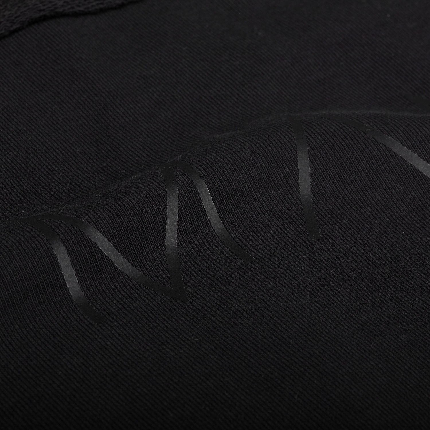 Свитшот оверсайз унисекс Vozduh, черный с логотипом