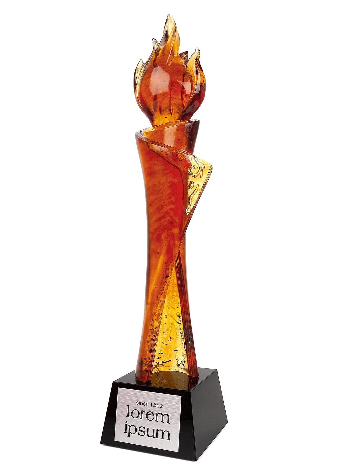 Стела Glasso Flame с логотипом