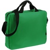 Сумка для документов Agenda, зеленая с логотипом